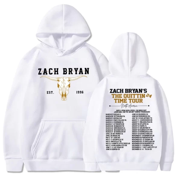 Bull skull Zach Bryan Tour 2024 Hoodie