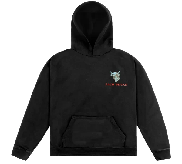 Burn Burn Burn Tour Bull Hoodie Black 2023