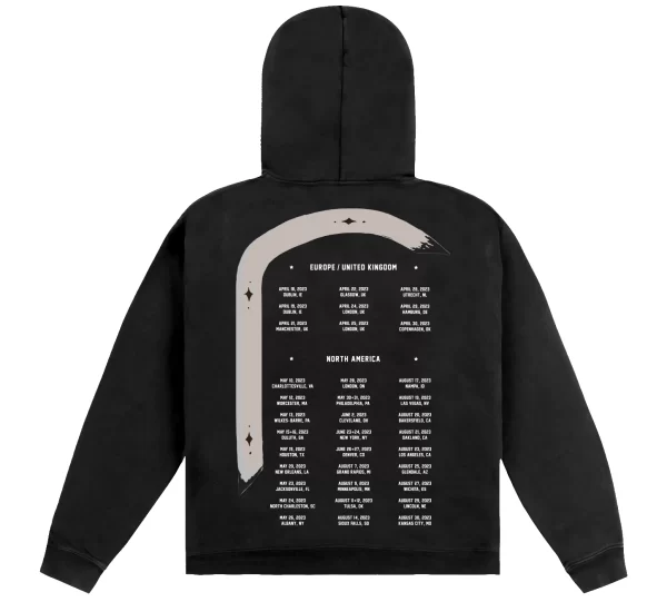 Burn Burn Burn Tour Bull Hoodie Black 2023