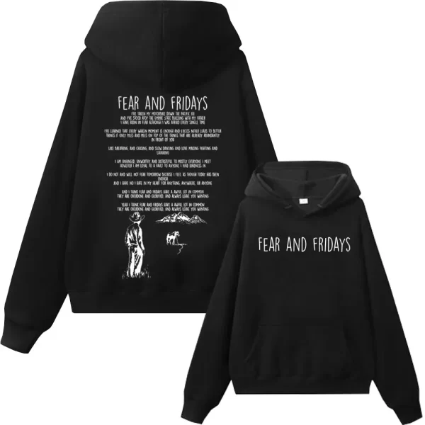 Fear and Fridays Zach Bryan Pullover Hoodie