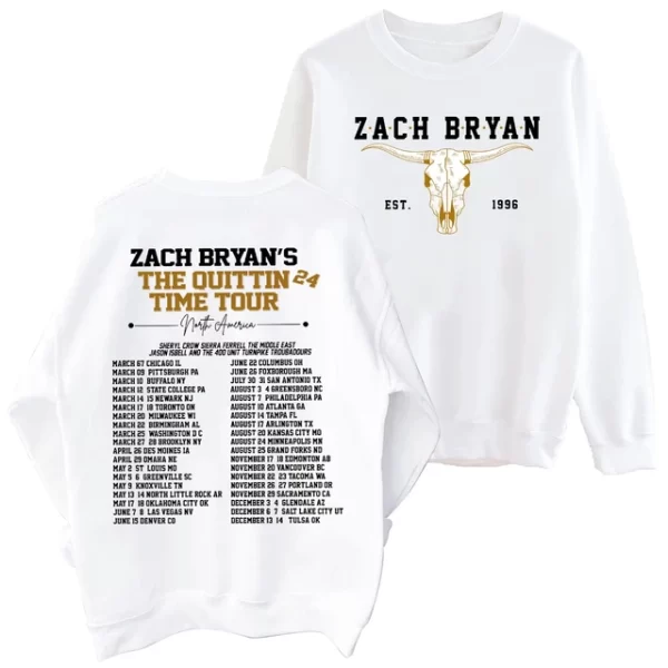 Quittin Time Tour 2024 Crewneck Sweatshirt