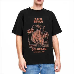 Red Rocks Zach Bryan Vintage Shirt