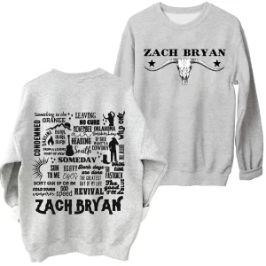 Sun To Me Tracklist Zach Bryan Sweatshirt