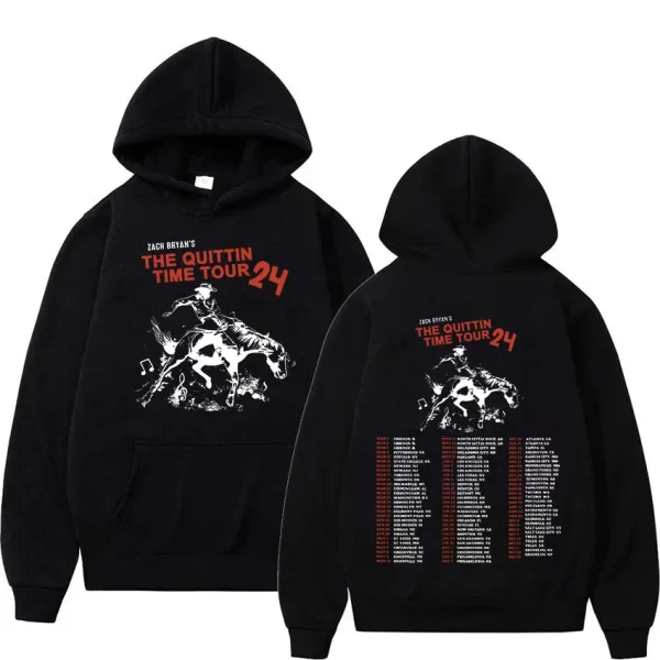 The Quittin Time Tour 2024 Print Hoodie