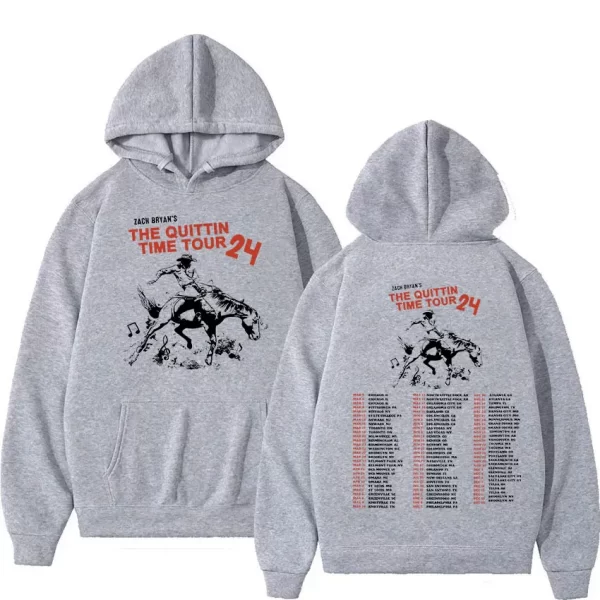 The Quittin Time Tour 2024 Print Hoodie