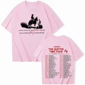 The Quittin Time Tour 2024 Zach Bryan Shirt