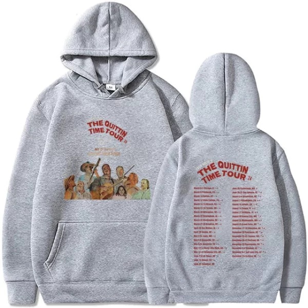 The Quittin Time Tour Zach Bryan 2024 Hoodie