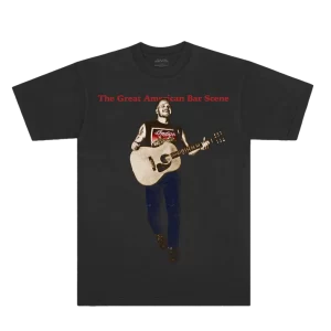 Zach Bryan Guitar Moto Black Tee